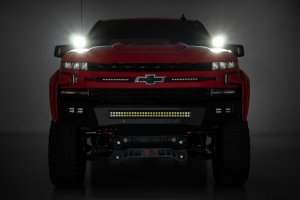 Chevrolet Silverado 1500 LED Light Kit - Front - Rough Country - Ditch Mount, 2